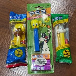 Pez, Warner Brothers set 3 Bugs Bunny & friends